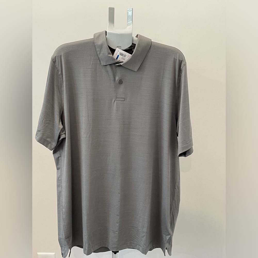 Mens XL polo puma shirt gray